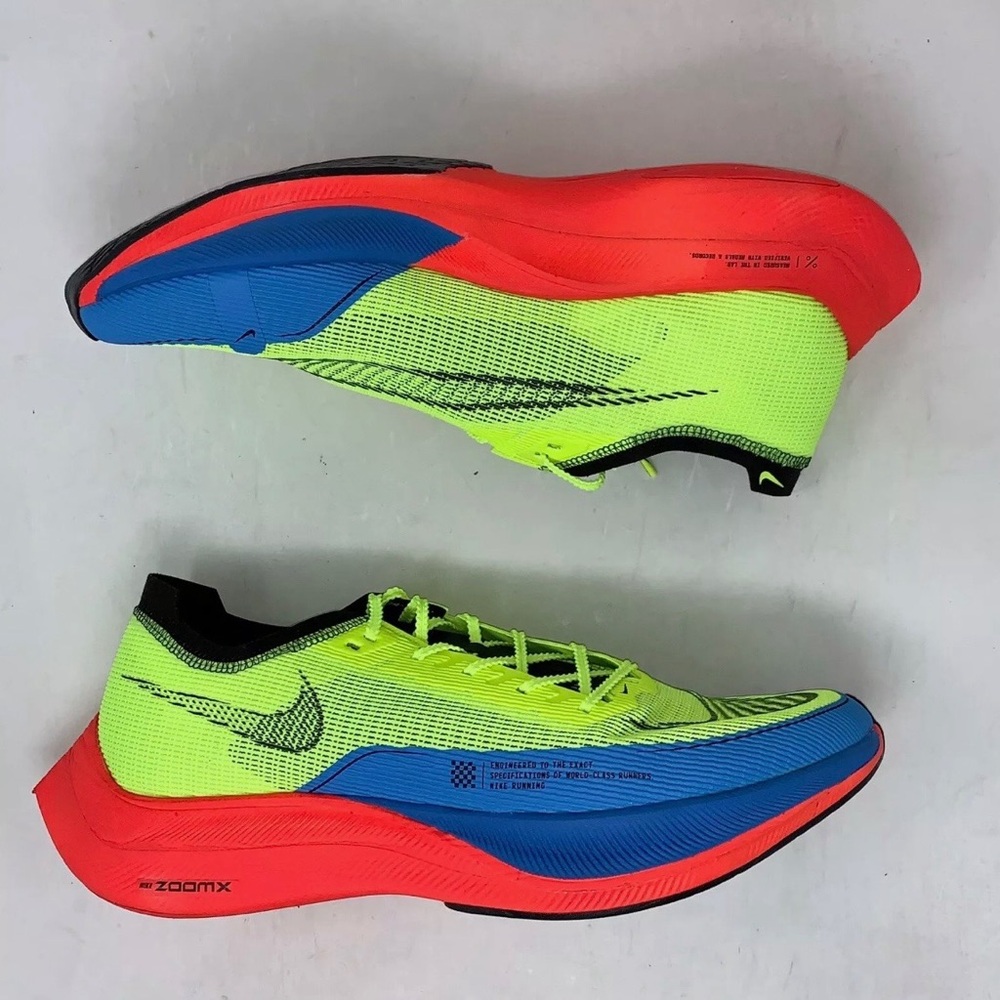 Nike ZoomX Vaporfly NEXT% 2 Volt Vibrant Neon Yellow-Green Running Shoes
